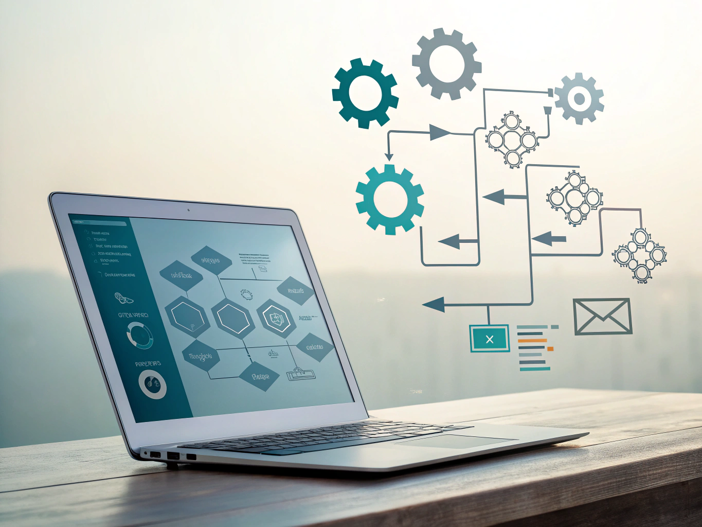 Support desk illustration